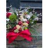 Vánoční flowerbox s makronkami
